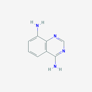 molecular formula C8H8N4 B11733181 Quinazoline-4,8-diamine 