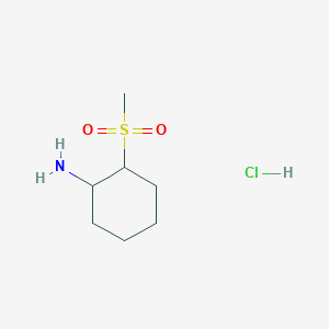 2-Methanesulfonylcyclohexan-1-amine hydrochloride