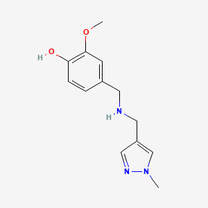 2-Methoxy-4-({[(1-methyl-1H-pyrazol-4-YL)methyl]amino}methyl)phenol