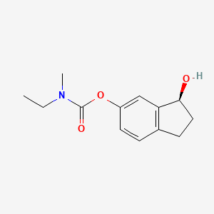 (3S)-3-hydroxy-2,3-dihydro-1H-inden-5-yl N-ethyl-N-methylcarbamate