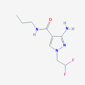 3-Amino-1-(2,2-difluoroethyl)-N-propyl-1H-pyrazole-4-carboxamide