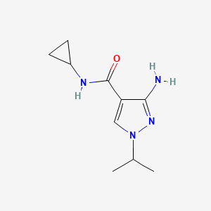 3-Amino-N-cyclopropyl-1-isopropyl-1H-pyrazole-4-carboxamide