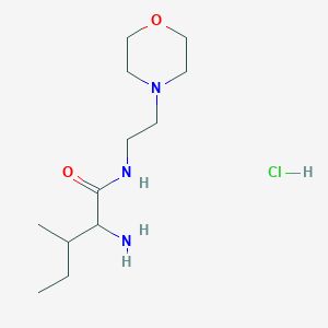 2-amino-3-methyl-N-[2-(morpholin-4-yl)ethyl]pentanamide hydrochloride