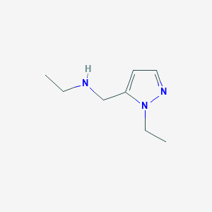 ethyl[(1-ethyl-1H-pyrazol-5-yl)methyl]amine