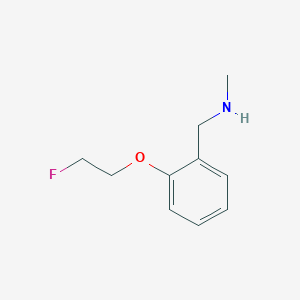 {[2-(2-Fluoroethoxy)phenyl]methyl}(methyl)amine