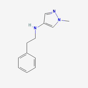 1-Methyl-N-(2-phenylethyl)-1H-pyrazol-4-amine