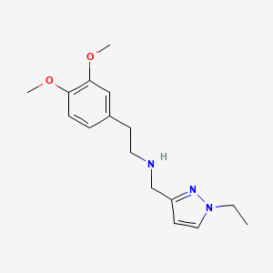 [2-(3,4-dimethoxyphenyl)ethyl][(1-ethyl-1H-pyrazol-3-yl)methyl]amine