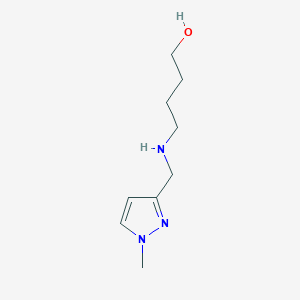 4-{[(1-methyl-1H-pyrazol-3-yl)methyl]amino}butan-1-ol