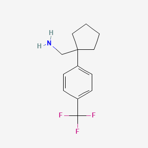 (1-(4-(Trifluoromethyl)phenyl)cyclopentyl)methanamine