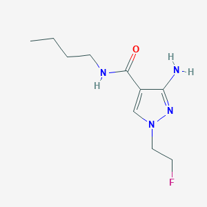 3-Amino-N-butyl-1-(2-fluoroethyl)-1H-pyrazole-4-carboxamide