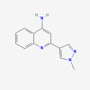 2-(1-Methyl-1H-pyrazol-4-yl)quinolin-4-amine