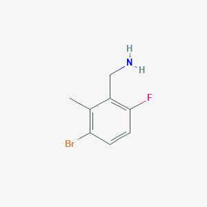 3-Bromo-6-fluoro-2-methyl-benzenemethanamine