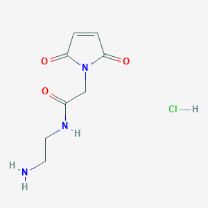 N-(2-aminoethyl)-2-(2,5-dioxo-2,5-dihydro-1H-pyrrol-1-yl)acetamide hydrochloride