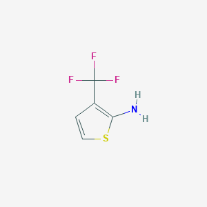 molecular formula C5H4F3NS B11733706 3-(Trifluoromethyl)thiophen-2-amine 