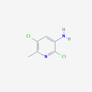 molecular formula C6H6Cl2N2 B11733768 2,5-Dichloro-6-methylpyridin-3-amine 