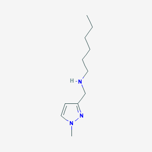 hexyl[(1-methyl-1H-pyrazol-3-yl)methyl]amine