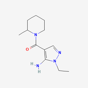 1-ethyl-4-(2-methylpiperidine-1-carbonyl)-1H-pyrazol-5-amine