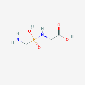 (2S)-2-{[(1-aminoethyl)(hydroxy)phosphoryl]amino}propanoic acid