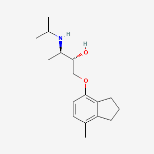 (2S,3R)-1-[(7-methyl-2,3-dihydro-1H-inden-4-yl)oxy]-3-[(propan-2-yl)amino]butan-2-ol