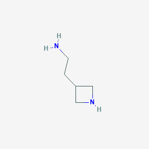 molecular formula C5H12N2 B11733967 2-(3-Azetidinyl)ethanamine 