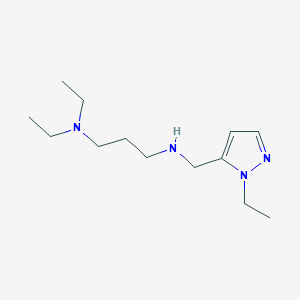 [3-(diethylamino)propyl][(1-ethyl-1H-pyrazol-5-yl)methyl]amine