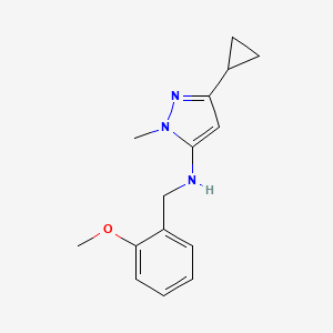 3-cyclopropyl-N-(2-methoxybenzyl)-1-methyl-1H-pyrazol-5-amine