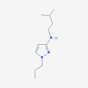 N-(3-methylbutyl)-1-propyl-1H-pyrazol-3-amine