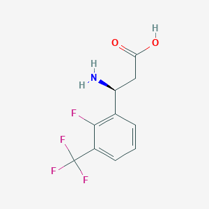 (3S)-3-amino-3-[2-fluoro-3-(trifluoromethyl)phenyl]propanoic acid