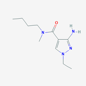 3-Amino-N-butyl-1-ethyl-n-methyl-1H-pyrazole-4-carboxamide