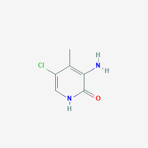 molecular formula C6H7ClN2O B11734123 3-amino-5-chloro-4-methyl-2(1H)-Pyridinone 