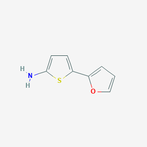 molecular formula C8H7NOS B11734138 5-(Furan-2-yl)thiophen-2-amine 