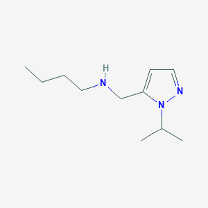 butyl({[1-(propan-2-yl)-1H-pyrazol-5-yl]methyl})amine