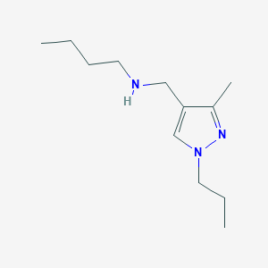 butyl[(3-methyl-1-propyl-1H-pyrazol-4-yl)methyl]amine