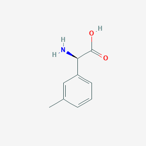 molecular formula C9H11NO2 B11734352 (2R)-2-amino-2-(3-methylphenyl)acetic acid 