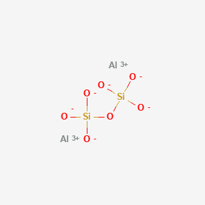 molecular formula C12H17NO5 B1173436 Silicic acid (H6Si2O7), aluminum salt (1:2) CAS No. 15123-81-6