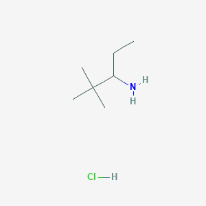 2,2-Dimethylpentan-3-amine hydrochloride