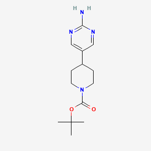 Tert-butyl 4-(2-aminopyrimidin-5-YL)piperidine-1-carboxylate