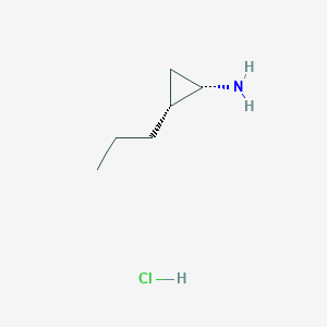 (1S,2R)-2-propylcyclopropan-1-amine hydrochloride