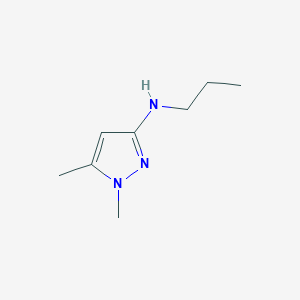 molecular formula C8H15N3 B11734667 1,5-dimethyl-N-propyl-1H-pyrazol-3-amine 