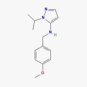 N-(4-methoxybenzyl)-1-(propan-2-yl)-1H-pyrazol-5-amine