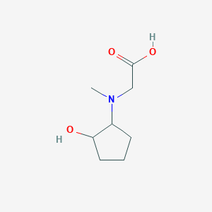 2-[(2-Hydroxycyclopentyl)(methyl)amino]acetic acid