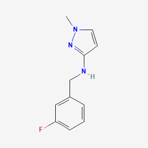 N-[(3-Fluorophenyl)methyl]-1-methyl-1H-pyrazol-3-amine