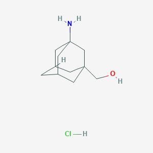 molecular formula C11H20ClNO B11734912 (3-Aminoadamantan-1-yl)methanol hydrochloride 