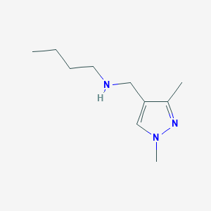 butyl[(1,3-dimethyl-1H-pyrazol-4-yl)methyl]amine