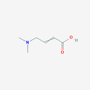 molecular formula C6H11NO2 B11734992 4-(Dimethylamino)but-2-enoic acid 