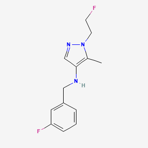 N-(3-fluorobenzyl)-1-(2-fluoroethyl)-5-methyl-1H-pyrazol-4-amine