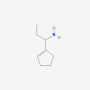 1-(Cyclopent-1-en-1-yl)propan-1-amine