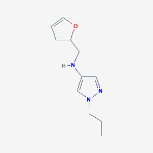 N-(furan-2-ylmethyl)-1-propyl-1H-pyrazol-4-amine