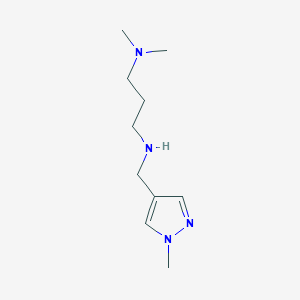 [3-(dimethylamino)propyl][(1-methyl-1H-pyrazol-4-yl)methyl]amine