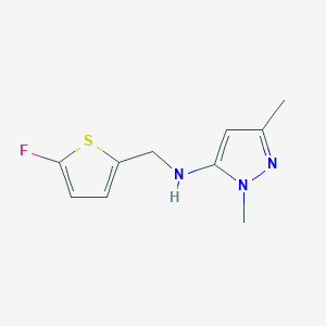 N-[(5-fluorothiophen-2-yl)methyl]-1,3-dimethyl-1H-pyrazol-5-amine